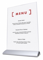 Premium Table Top Menu Holders